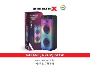 Zvučnik Bluetooth Gigatech BSK-515 Karaoke sa Mikrofonom Bežični