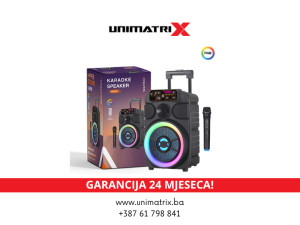 Zvučnik Bluetooth Gigatech BSK-510 Karaoke sa Mikrofonom Bežični