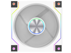 Ventilator DarkFlash DM20 LINE Fan Bijeli 4PIN PWM + 3PIN ARGB