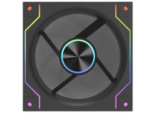 Ventilator DarkFlash DM20 LINE Fan Crni 4PIN PWM + 3PIN ARGB