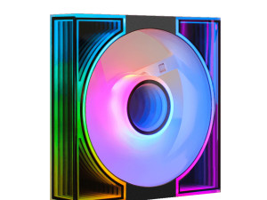 Ventilator DarkFlash DM8 Single Fan Crni 4PIN PWM + 3PIN ARGB