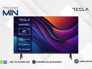 Televizor Tesla 43E655BFS 43" FHD LED, Google TV (Smart TV)