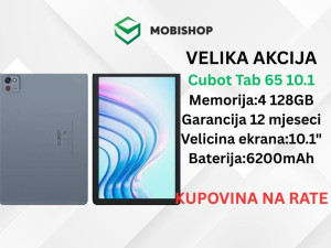 Cubot Tab 65 10.1 HD+IPS 4GB 128GB WiFi Grey plus mis i tastatura