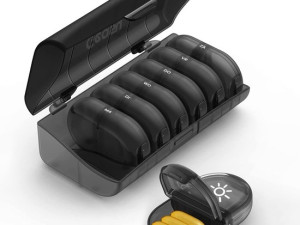 GEASY kutija za tablete 7 dana crna