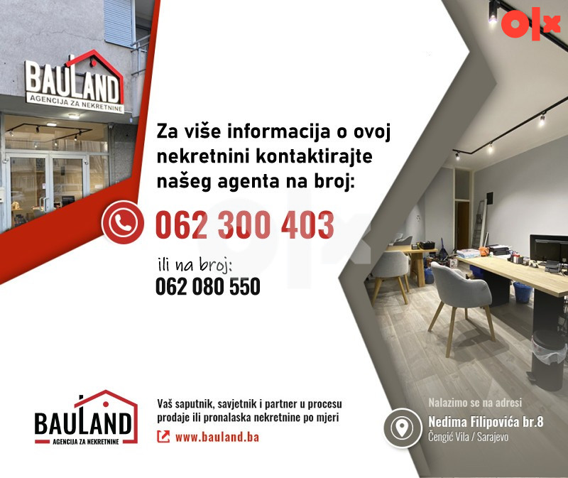 BAULAND iznajmljuje/ Dvosoban namješten stan/ Dolac Malta 15
