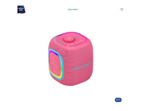 Prijenosni bluetooth zvučnik FM radio SOONBOX S3700MINI rozi