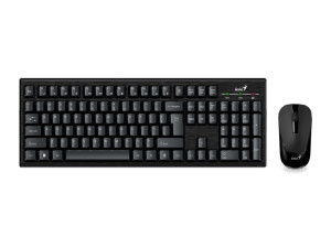 Genius KM-8101 tastatura+miš wireless set layout.