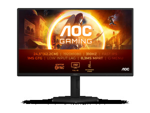 Monitor AOC Gaming 25G4SXU 24.5 Fast IPS, 1920x1080,