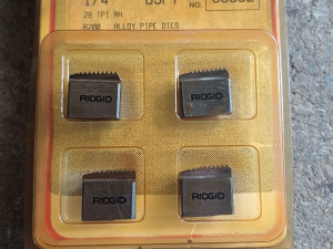 RIDGID NAREZNE PLOCE BSPT 1/4