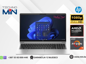 HP ProBook 455 G10  15.6" FHD, Ryzen 5 7530U, 16GB RAM, 512GB SSD