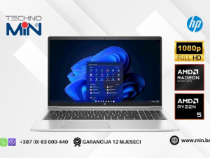 HP ProBook 455 G10 15.6" FHD, Ryzen 5 7530U, 16GB RAM, 512GB SSD