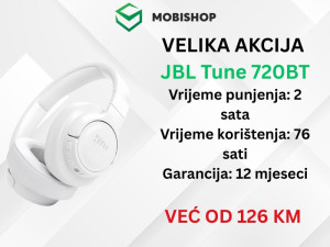 JBL TUNE 720BT Wireless On Ear slusalice White