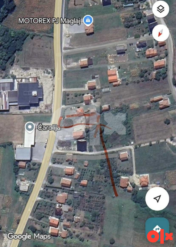 Atraktivno građevinsko zemljište 1150 m uz magistralni put M17 3