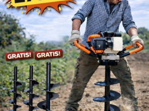 Motorni busac rupa za zemlju 3.8KS + 3 svrdla GRATIS