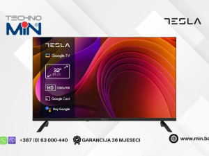 Televizor Tesla 32E655BHS 32" HD Ready DLED, Google TV (Smart TV)