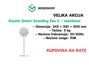 Xiaomi Smart Standing Fan 2  ventilator