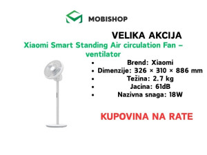Xiaomi Smart stolni Air Circulation Fan ventilator