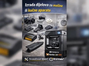Izrada djelova za masine, kucne aparate i ostalo po Vašoj potrebi