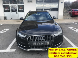 Audi A6 C7 4G 3,0 TDI 2016 allroad Karavan DIJELOVI Djelovi