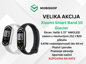 Xiaomi Smart Band 10, garancija 12 mjeseci