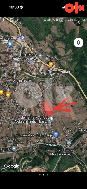 Zemljište Istočno Sarajevo zamjena za stan 2