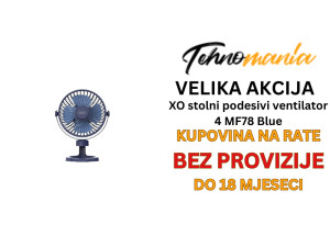 XO stolni podesivi ventilator 4 MF78 Blue
