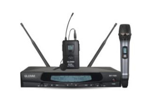SET-7620PL GLEMM bežični dupli mikrofon UHF