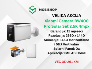 Xiaomi Camera BW400 Pro Solar Set 2.5K 4mpx