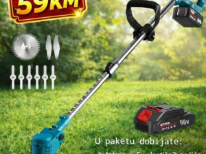 Aku trimer sa dvije baterije + oprema