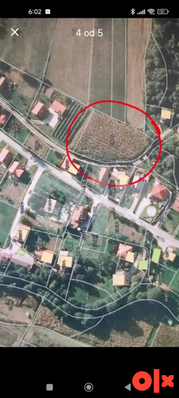 Zemljiste Vitez-Kruscica 1952 m2