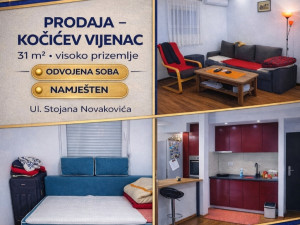 STAN 31 m2 sa odvojenom spavaćom sobom