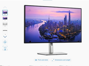 Dell UltraSharp U2725QE Thunderbolt 27" 4K IPS 120Hz USB-C