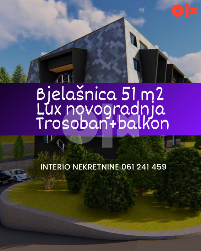 Bjelašnica 51 m2, trosoban apartman sa balkonom, Lux novogradnja