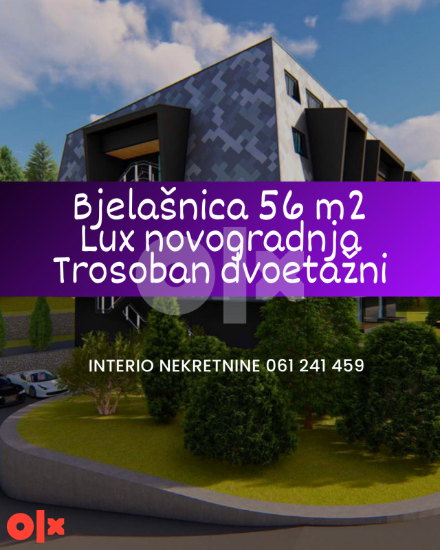 Bjelašnica 56 m2, Trosoban dvoetažni apartman, Lux, garaža