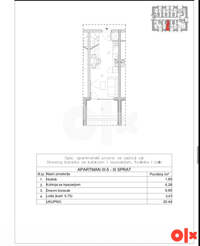 Bjelašnica 49 m2, trosoban dvoetažni apartman sa balkonom photo 4