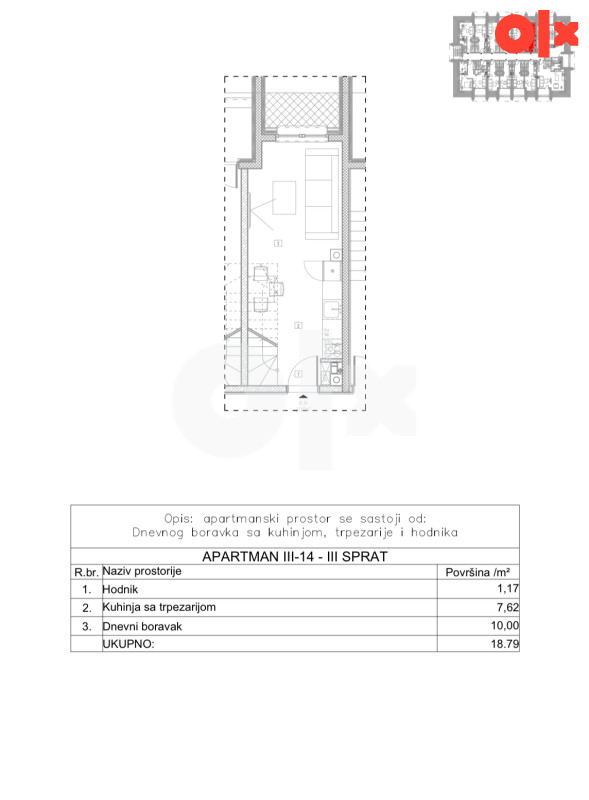 Bjelašnica 38 m2, Dvosoban dvoetazni apartman, Lux, garaza 2