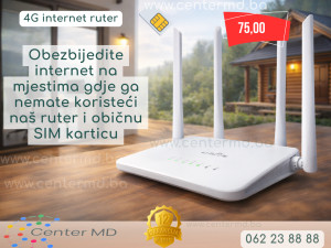 4G/5G internet ruter sa sim karticom- 1 god garancije