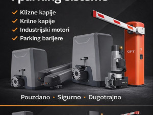 Motori za krilne kapije GFT Garazna vrata