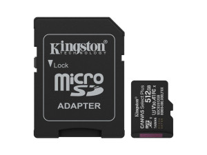 Kingston microSD 512GB Class10 Canvas Select Plus