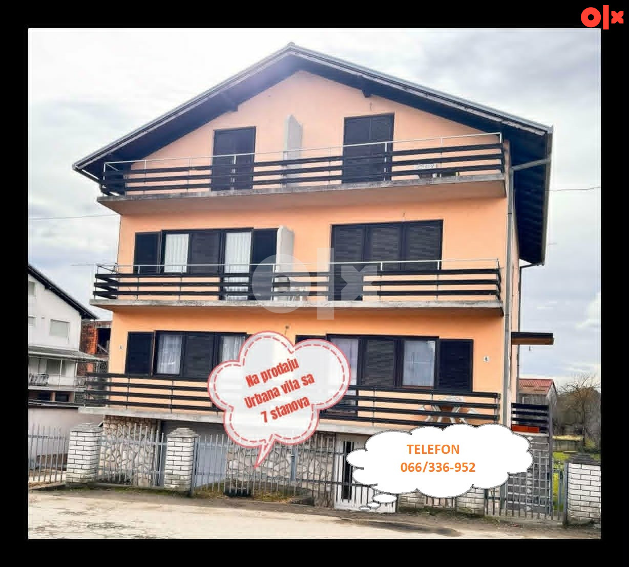 EXTRA POVOLJNO !!!!!  URBANA VILLA SA 7 STANOVA