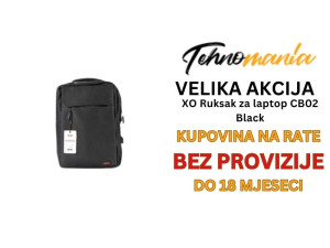 XO Ruksak za laptop CB02 Black