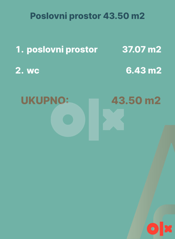 Nov poslovni prostor Banja Luka, 43.5m2 2