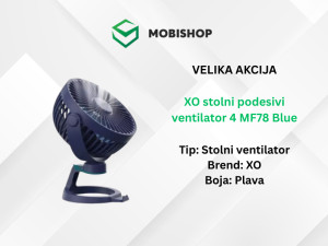 XO stolni podesivi ventilator 4 MF78 Blue