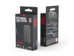Power Bank Maxlife MXPB-02 PD QC 20W 20000 mAh Black