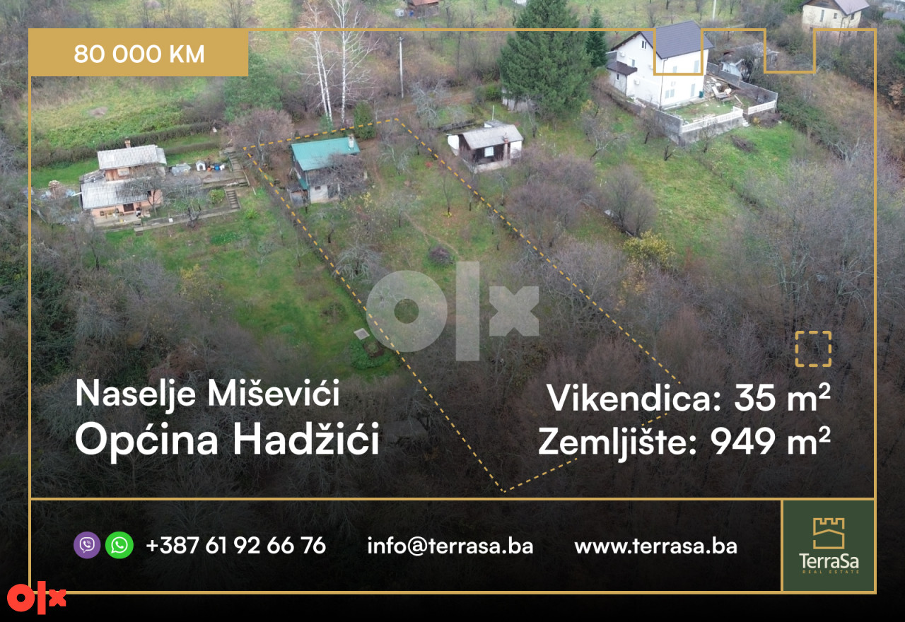 Vikendica 35 m2/ Miševići/ Hadžići