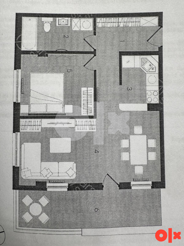 Lazarevo, Budžak, Nov, useljiv dvosoban stan 57 m2 2