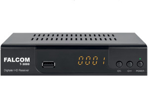 Prijemnik zemaljski, DVB-T/T2, HEVC, HDMI, USB Falcom T-3000