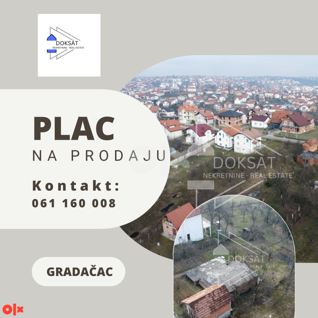 Zemljište Gradačac 995m2