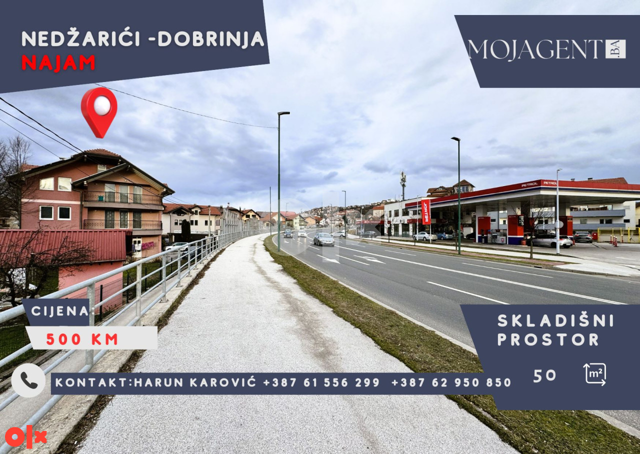 SKLADIŠNI PROTSTOR - NEDŽARIĆI - mojagent.ba