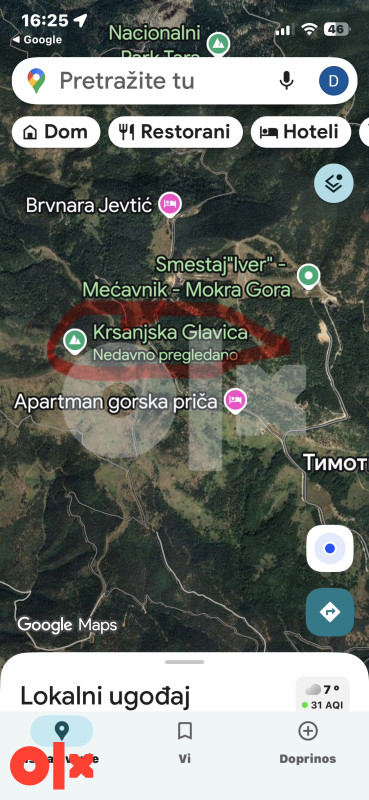 Zemljište Tara-Mokra Gora